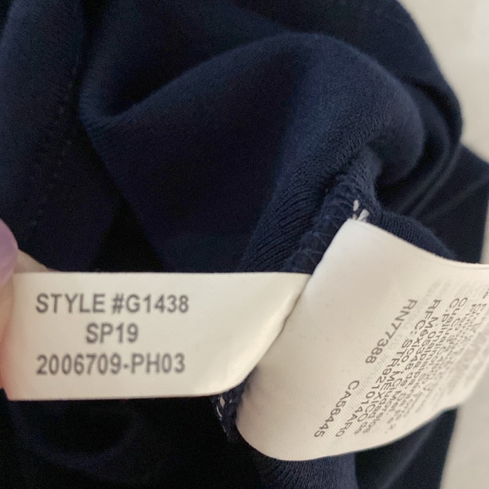 J. Crew Perfect Fit Cotton Tee - Dark Blue NWOT Size Medium - Picture 8 of 9